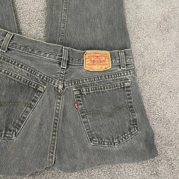 Levi’s 701 StudentVintage Grey Black Jeans, size 29 x 34